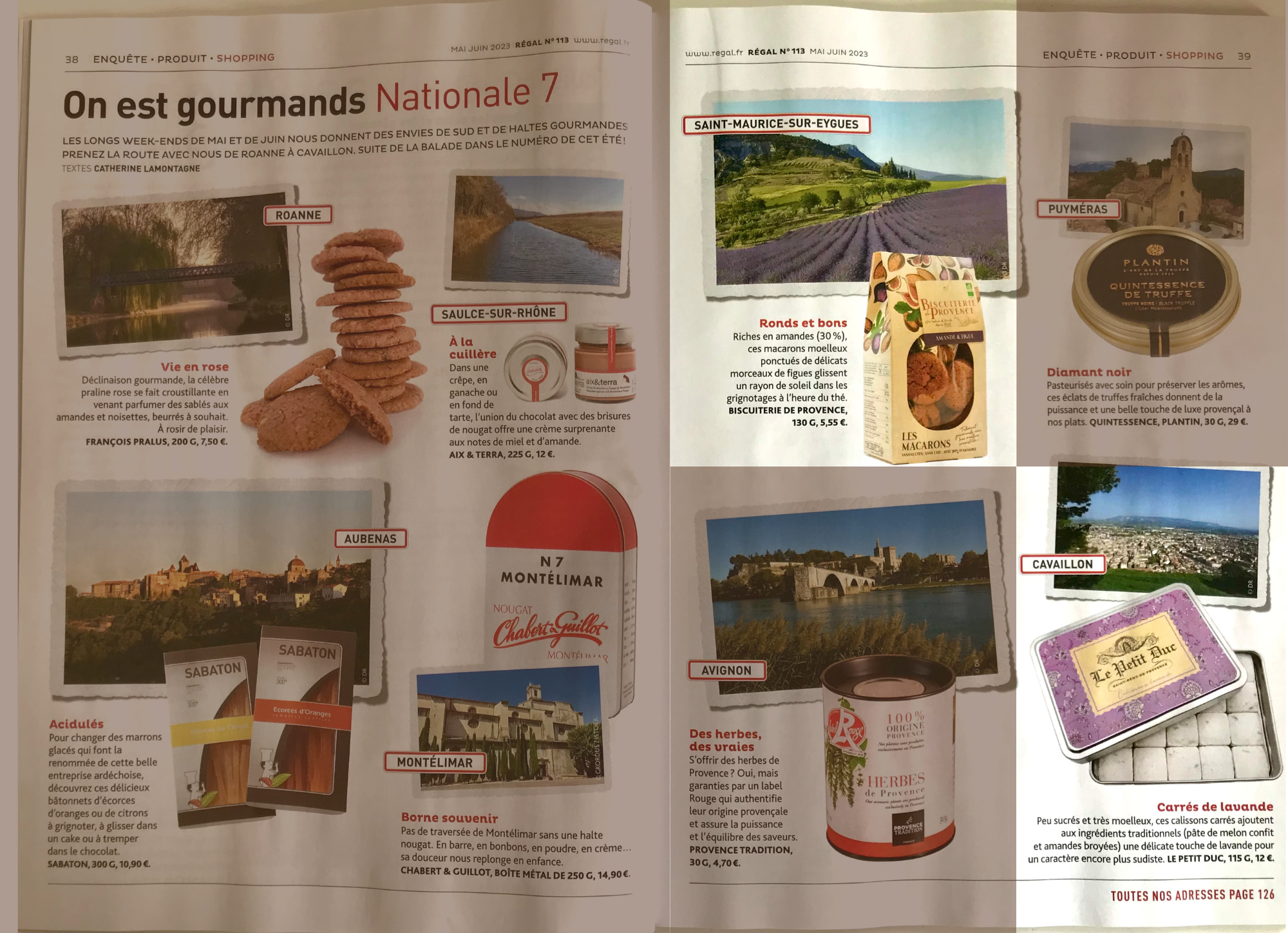 press article regal biscuiterie de provence